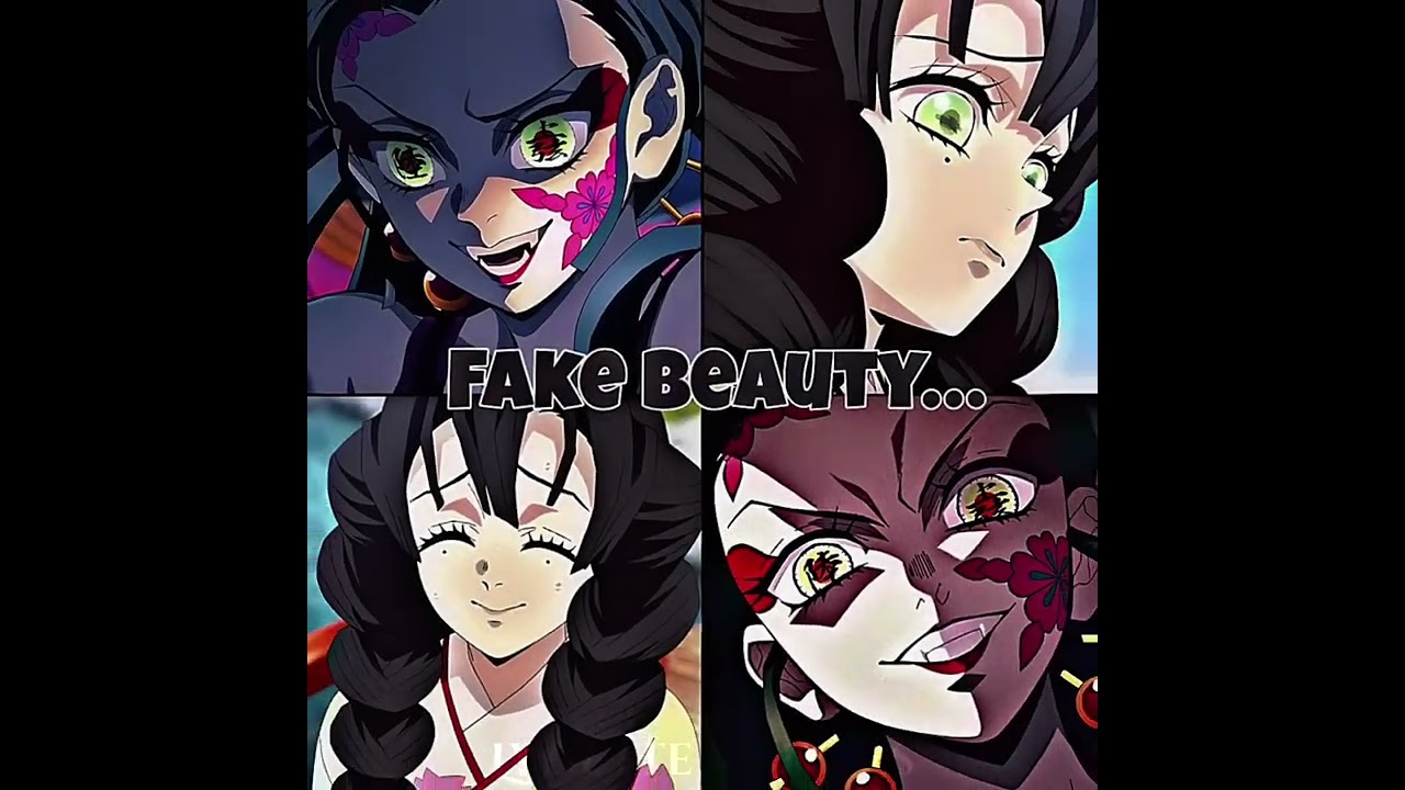 Fake or real beauty ?? 🌸🎀#kanrojimitsuri #daki #knyedit #demonslayer #byme #foryou #anime #viral 🎀