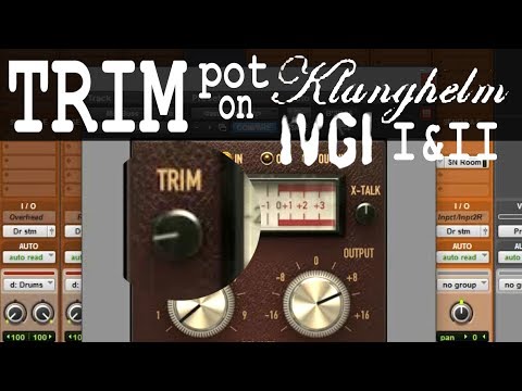 The TRIM control on Klanghelm IVGI2