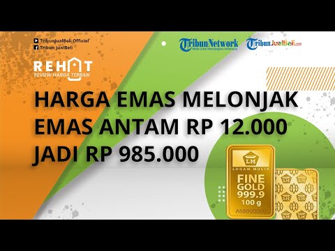 Harga Emas Melonjak Cemerlang, Emas Antam Rp 12.000 Jadi Rp 985.000 per Gram