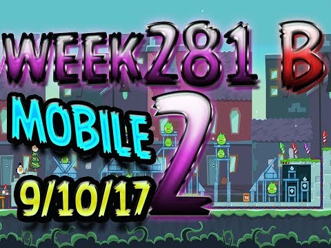 Angry Birds Friends Tournament Level 2 Week 281-B  MOBILE Highscore POWER-UP walkthrough