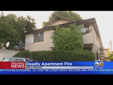 Man In His 60s Dies After Jumping From 2nd Story In Attempt To Escape Apartment Fire In Hollywood