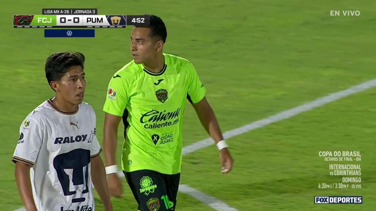 🔥😲 OPORTUNIDAD DE JAIRO TORRES. | FC Juárez 0-0 Pumas UNAM | Jornada 3 | Liga MX
