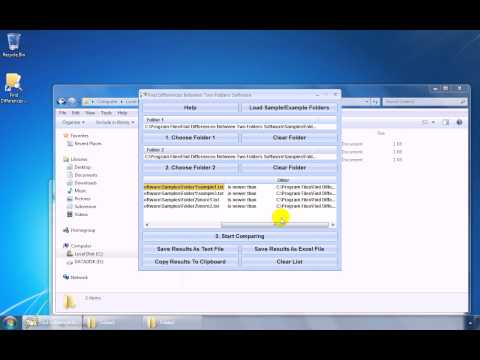 Find Differences Between Two Folders Software