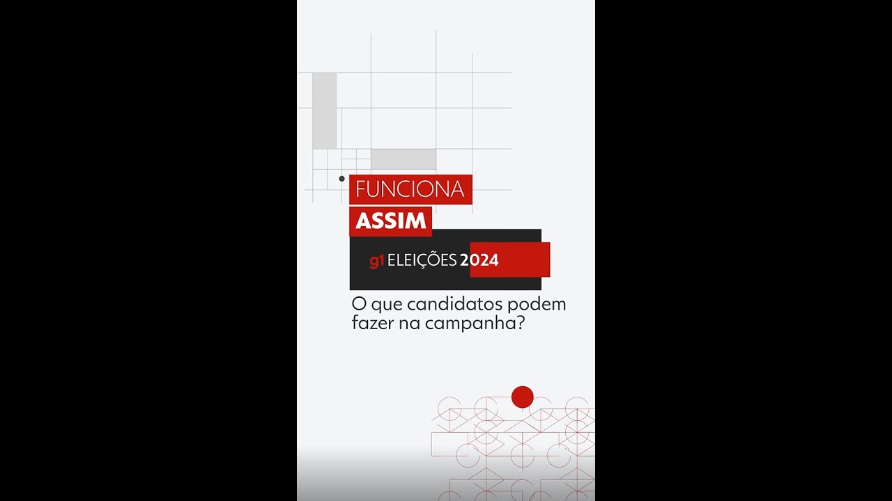 O que os candidatos podem fazer durante a campanha eleitoral? | Funciona Assim #g1 #g1eleições2024