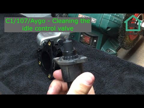 C1/107/Aygo - Cleaning the idle control valve