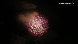 preview picture of video '2014年 赤川花火大会 割物花火の部 ダイジェスト Japanese 300mm Artistic Fireworks shells in Akagawa Fireworks 2014'