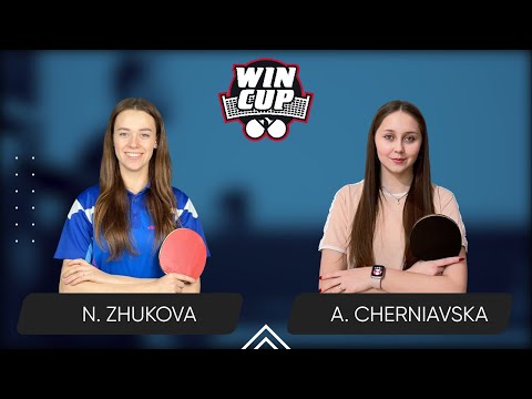 16:45 Nadiia Zhukova - Alina Cherniavska West 4 WIN CUP 11.06.2024 | TABLE TENNIS WINCUP