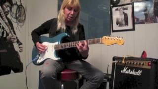 Windy Martin--Hendrix One Rainy Wish Cover-Eric Johnson Signature Strat