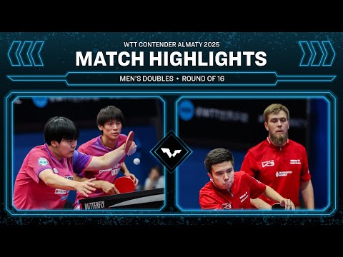 Matsushima/Togami vs Kurmambayev/Zholudev | MD R16 | #WTTAlmaty 2025