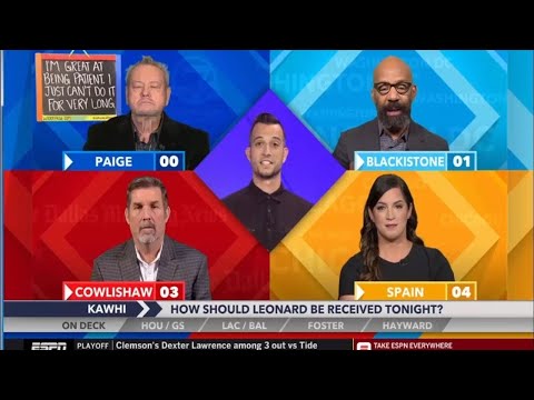 Around the Horn Today 01.03.2019 - How Should Leonard Be Received Tonight