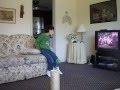 Brian Watching Elmo Cooking Special