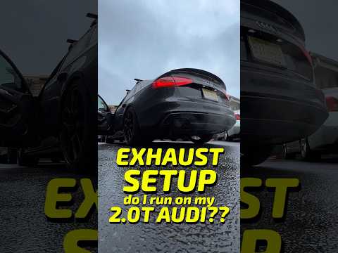 Muffler Delete & Resonator Delete on My 2.0T Audi A4 B8.5 - Pops & Bangs? 🚗🔊