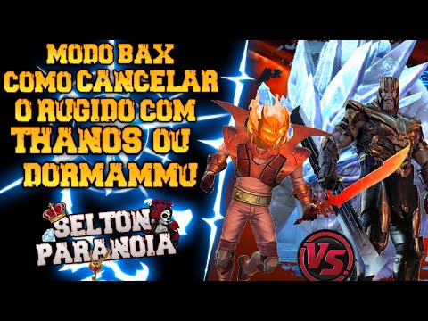 MODO BAX: COMO CANCELAR O RUGIDO COM THANOS OU DORMAMMU - MARVEL FUTURE FIGHT