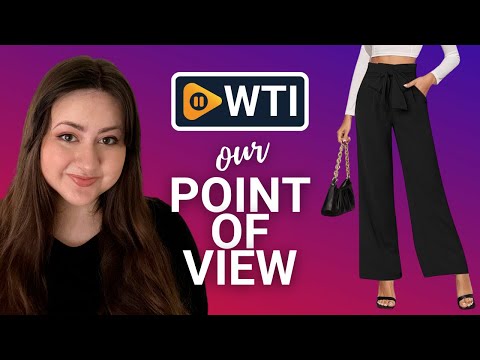 LilyCoco Wide Leg Pants for Women High Waist Dressy Bow Tie Pant X-Large Black - WTI product video review
