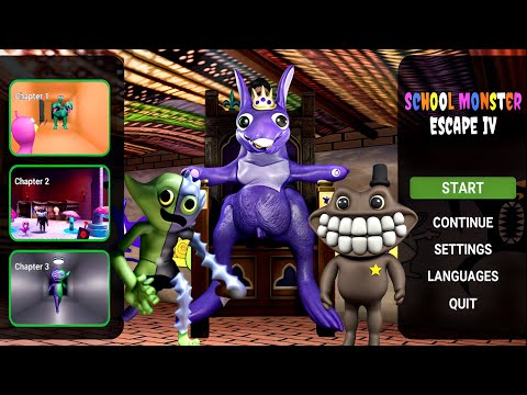 School Monster Escape 4 | Chapter 1,2,3,4 - Gameplay Walkthrough Part 1 (Android, iOS)