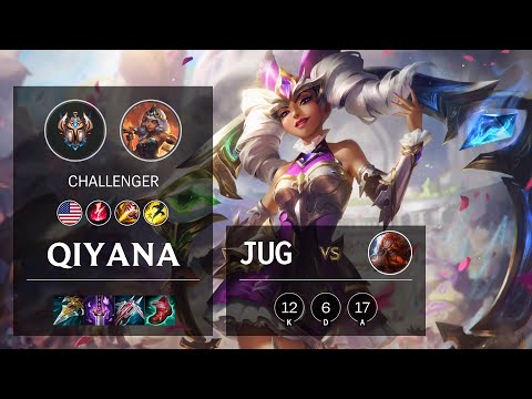 Qiyana Jungle vs Gragas - NA Challenger Patch 11.7
