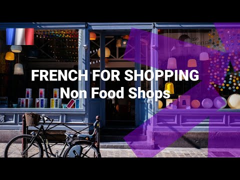 What Are Shops Called in French Food and Drink Stores