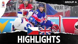 Хоккей Highlights | Czechia vs. Great Britain | 2024 #MensWorlds