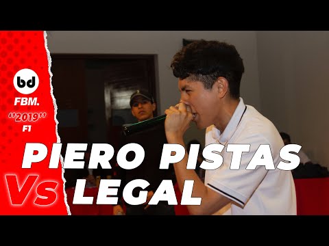 PIERO PISTAS vs LEGAL l FBM Perú 2019 - ''LIGA PRE PROFESIONAL'' - EVENTO PILOTO