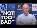 Wayne Bennett makes history with HUGE Dolphins upset - NRL Presser | NRL on Nine