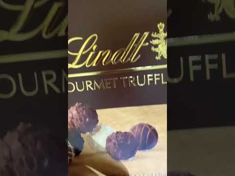 LINDT Gourmet Truffles chocolate 🍫 ASMR unboxing #shorts #ashortday #lindt #asmr #satisfying