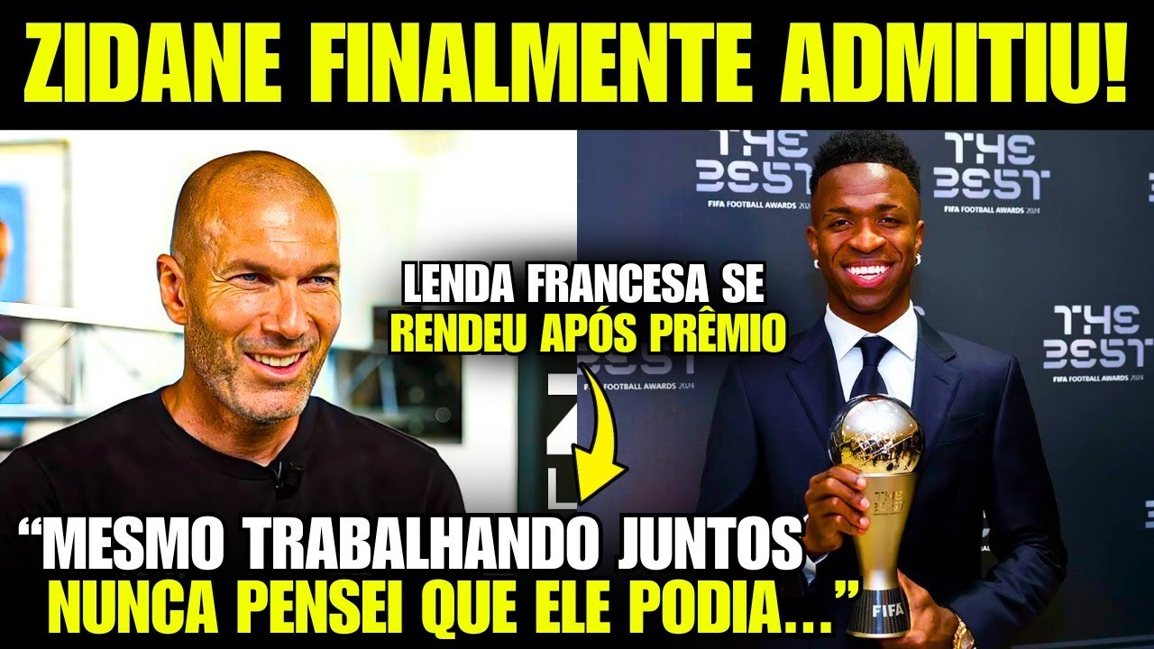 🚨 EITA! OLHA A INESPERADA REAÇÃO DO ZIDANE ao PRÊMIO THE BEST DO VINICIUS JR