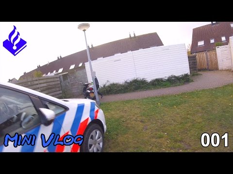 Politie achtervolging brommer. Mini vlog nummer 1