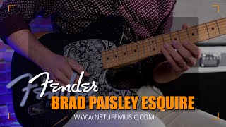Video thumbnail for Fender Brad Paisley Esquire - Black Sparkle by N Stuff Music