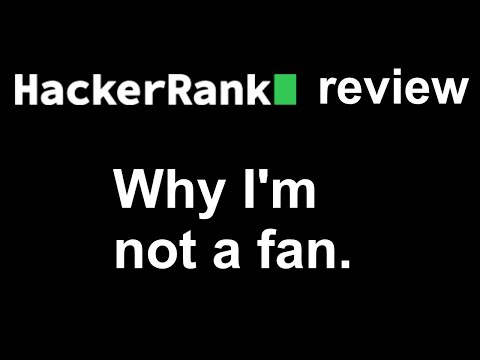 HackerRank Review - Why I'm not a fan