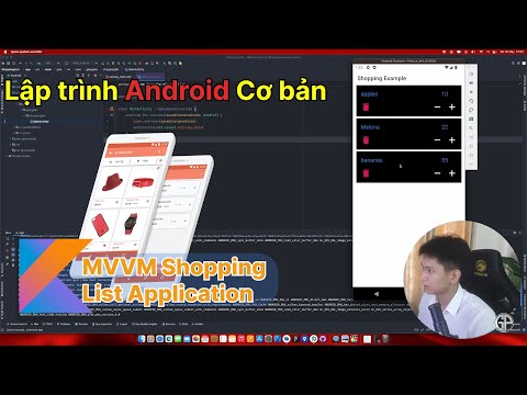 Lập trình Android - Ứng dụng Mua sắm |  MVVM ShoppingList App