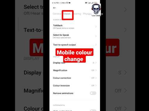 How do you invert colors on Xiaomi?/ redmi mobile me colour invention problem #shorts