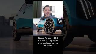 Peugeot 208 e 2008 2027 chegam mais baratos, mas motor 1.0 turbo perde potência #peugeot #208 #2008