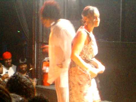 Grandma Dancing on Stage at a Foxy Brown Show in CT