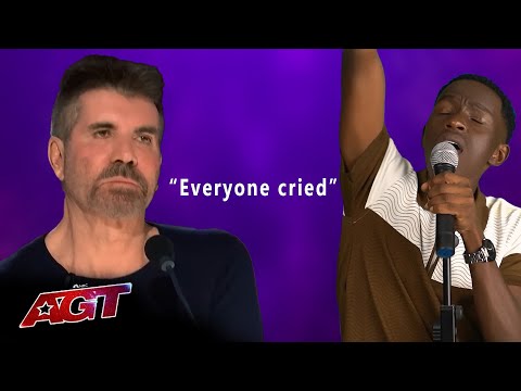 Simon Cowell in Tears After This Powerful Performance | America's Got Talent | #talent #johge #music