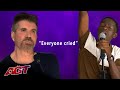 Simon Cowell In Tears After This Powerful Performance America S Got Talent Holding On Talent