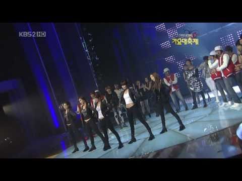 SNSD special - Rhythm Nation 1/4 09 Gayo Fest.K Dec30.2009 GIRLS' GENERATION Live 720p HD