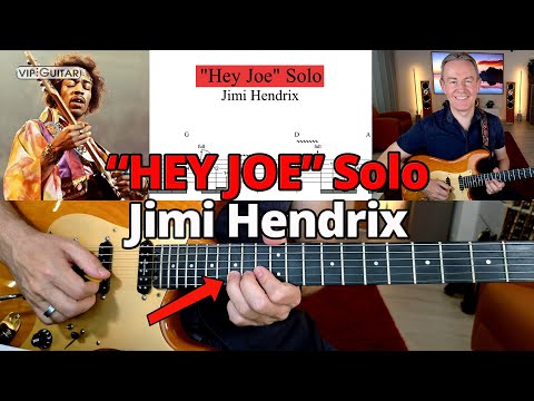 Legendary Solos: Jimi Hendrix "Hey Joe" Solo