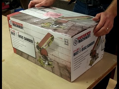 SBW#7 - Harbor Freight (Central Machinery) Belt Sander Review and Assembly
