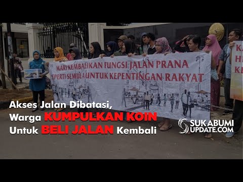Video: Akses Jalan Dibatasi, Warga Kumpulkan Koin Untuk Beli Jalan Kembali