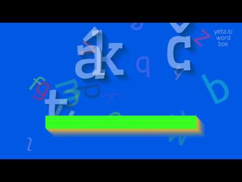How to say "tkáč"! (High Quality Voices)