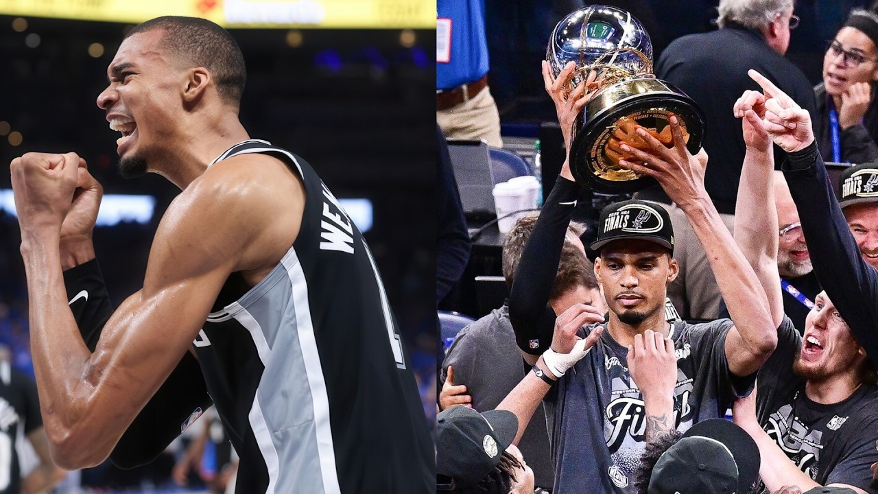 Wemby Dunks on Chet! Spurs Win Game 7 vs Thunder Advance to NBA Finals!