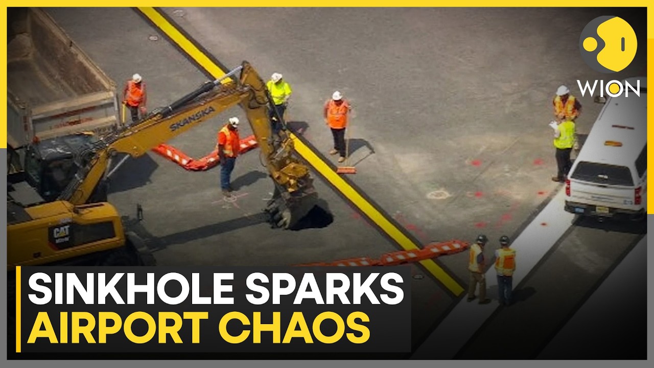Sinkhole Shuts Runway At New York Airport, Flights Hit By Major Delays | WION