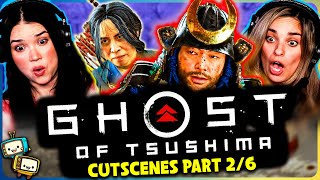 GHOST OF TSUSHIMA: DIRECTOR'S CUT ALL CUTSCENES (Part 2/6) REACTION!