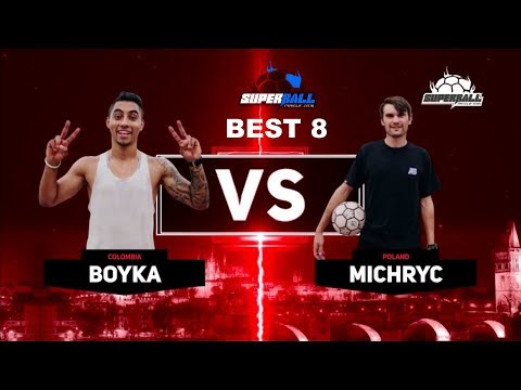 World Freestyle Football Championships ”SuperBall 2018” - BEST 8 Boyka vs Michryc