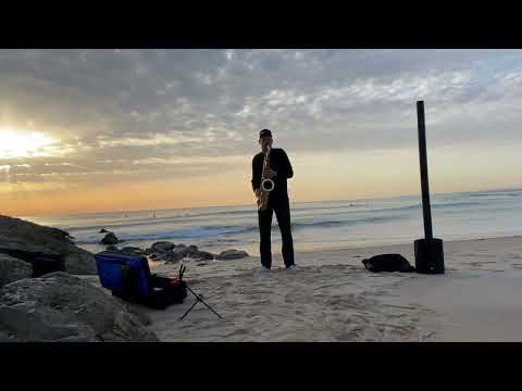 Sax ???? on the beach ???? Praia da Caparica! Prince Alec in Portugal ????????