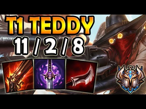 T1 Teddy JHIN vs CAITLYN [ ADC ] Patch 10.16 Ranked Korea ✔️
