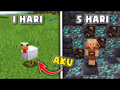 SETIAP BANGUN TIDUR TUBUHKU BERUBAH❗️❗️ 100 Hari Minecraft #1