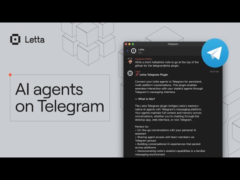 How to talk to your AI agent with Telegram