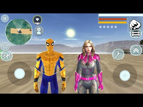 Süper Kahraman Örümcek Adam - Super Crime City Battle New Heros Unlocked #9 - Android Gameplay
