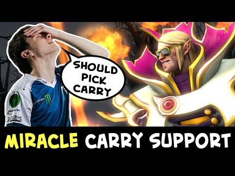 Miracle vs Invoker — support tries to carry the team